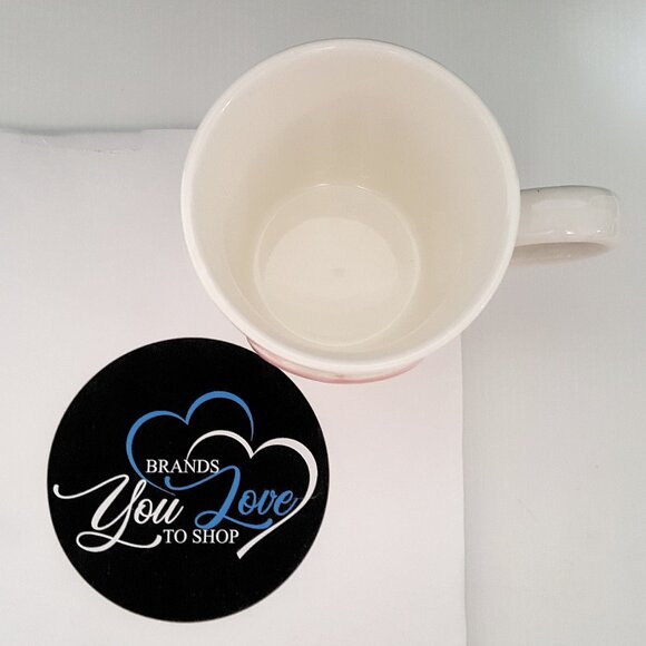 NEW RARE Pottery Barn Conversation Heart Mug XOXO 14 OZ Stoneware Valentine's - Picture 5 of 6